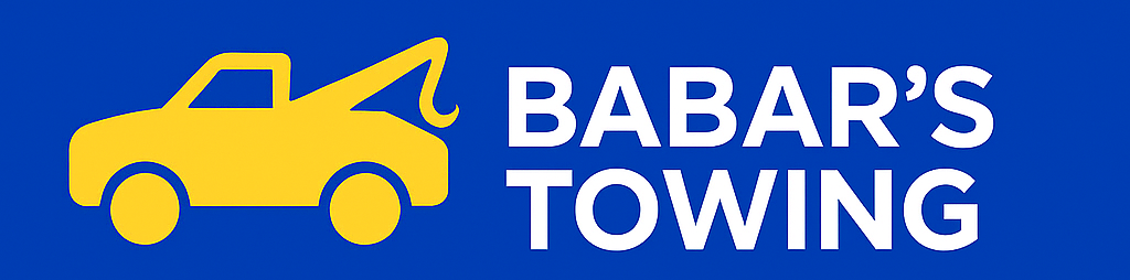 Babar’s Towing — Fast, Reliable, 24/7 Roadside Help Logo